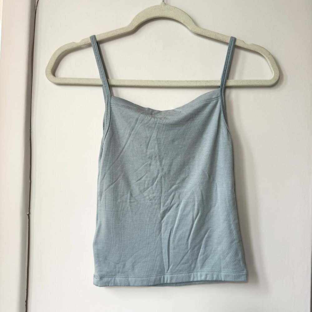 Eterne 90s Tank Top Soft Jersey Light Dusty Blue XS - Picture 8 of 10